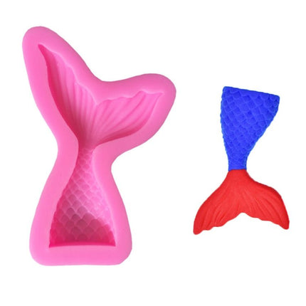 Mini Mermaid Tail Liquid Silicone Mold Fondant Baking Mold - DealBuddy