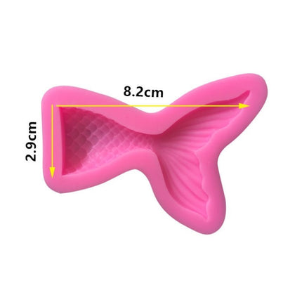 Mini Mermaid Tail Liquid Silicone Mold Fondant Baking Mold - DealBuddy