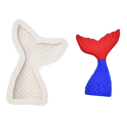 Mini Mermaid Tail Liquid Silicone Mold Fondant Baking Mold - DealBuddy