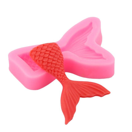 Mini Mermaid Tail Liquid Silicone Mold Fondant Baking Mold - DealBuddy