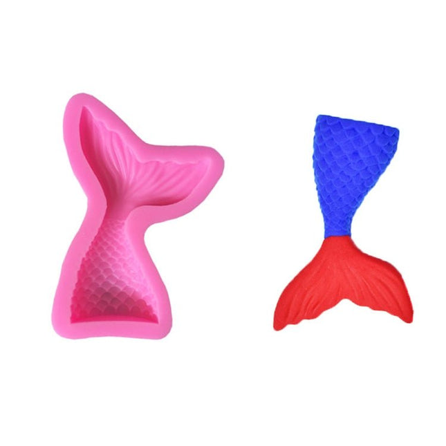 Mini Mermaid Tail Liquid Silicone Mold Fondant Baking Mold - DealBuddy