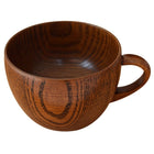 Mini Retro Handmade Wooden Coffee Tea Juice Water Cup Breakfast Beer Milk Drinkware with Handle - DealBuddy