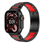 For Apple Watch 46mm / 49mm / 45mm / 44mm / Black Red