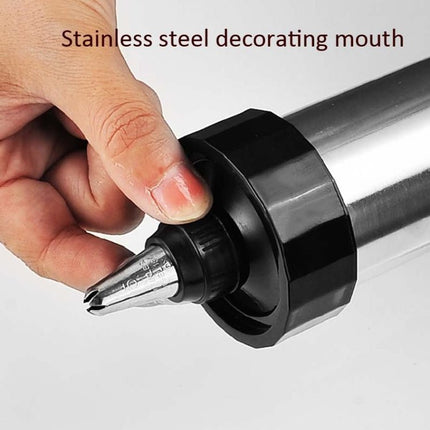 Multi - Function Stainless Steel Piping Gun Set Cookie Biscuits Hand Pressing Biscuit Machine Household DIY Baking Tools - DealBuddy