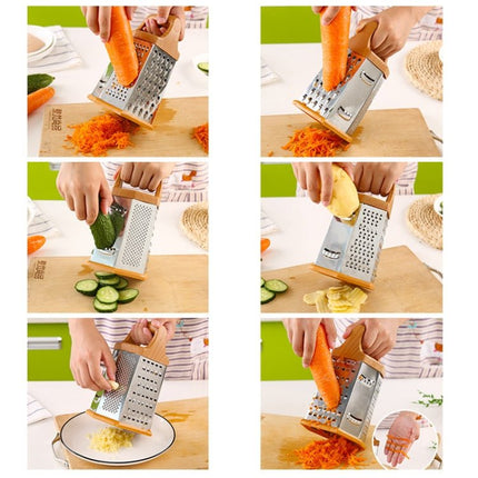 Multi - functional Six - side Stainless Steel Vegetable Chopper Cutting Tools - DealBuddy