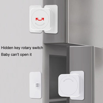 Multifunctional Baby Anti - pinch Door Latch Drawer Refrigerator Child Safety Lock - DealBuddy
