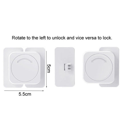 Multifunctional Baby Anti - pinch Door Latch Drawer Refrigerator Child Safety Lock - DealBuddy