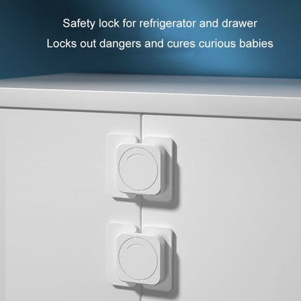 Multifunctional Baby Anti - pinch Door Latch Drawer Refrigerator Child Safety Lock - DealBuddy