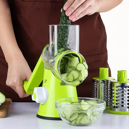 Multifunctional Electric Fruit Vegetable Slicer Cutter Carrot Potato Cutting Machine Stainless steel Blade Salad Chopper - DealBuddy