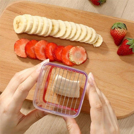 Multifunctional Household Kitchen Fruit And Vegetable Slicer With Push Plate - DealBuddy