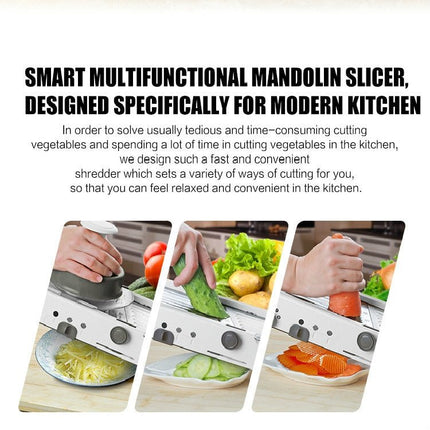 Multifunctional Long Stainless Steel Grater Slicer Chopper Crusher - DealBuddy