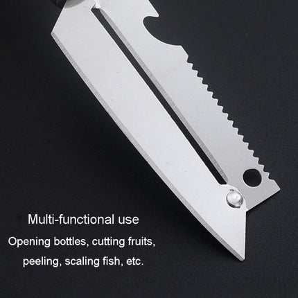 Multifunctional Stainless Steel Paring Knife Household Fruit And Vegetable Scraper Bottle Opener - DealBuddy