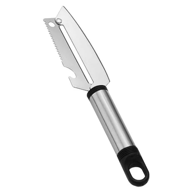 Multifunctional Stainless Steel Paring Knife Household Fruit And Vegetable Scraper Bottle Opener - DealBuddy