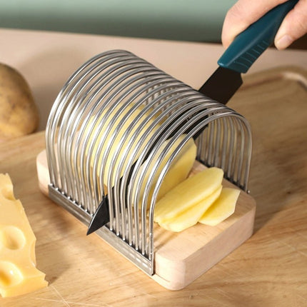Multifunctional Toast Slicer Cheese Slicing Seat Cutter - DealBuddy