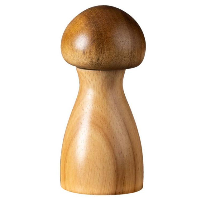 Mushroom Shaped Pepper Grinder Wooden Kitchen Grinding Tool - DealBuddy