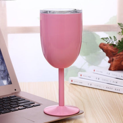 New Fashion Stainless Steel Vacuum Cup Red Wine Cocktail Goblet Creative Gift - DealBuddy