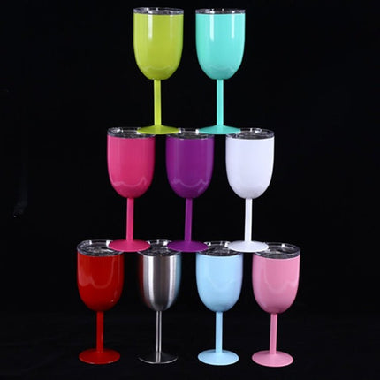 New Fashion Stainless Steel Vacuum Cup Red Wine Cocktail Goblet Creative Gift - DealBuddy