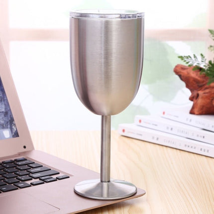 New Fashion Stainless Steel Vacuum Cup Red Wine Cocktail Goblet Creative Gift - DealBuddy