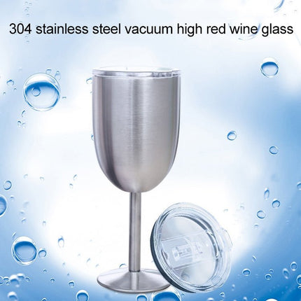 New Fashion Stainless Steel Vacuum Cup Red Wine Cocktail Goblet Creative Gift - DealBuddy