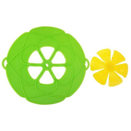 New Spill - Proof, Anti - Flutter and Heat - Resistant Silicone Pot Cover (Ramdom Color Delivery) - DealBuddy