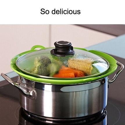 New Spill - Proof, Anti - Flutter and Heat - Resistant Silicone Pot Cover (Ramdom Color Delivery) - DealBuddy