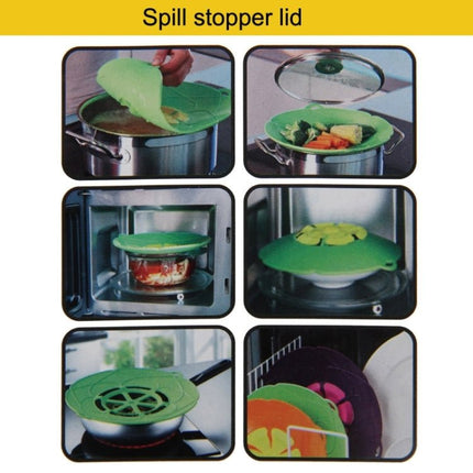 New Spill - Proof, Anti - Flutter and Heat - Resistant Silicone Pot Cover (Ramdom Color Delivery) - DealBuddy