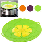 New Spill - Proof, Anti - Flutter and Heat - Resistant Silicone Pot Cover (Ramdom Color Delivery) - DealBuddy