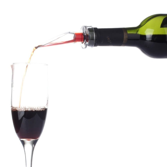 NiJia Portable Essential Aerating Oxygenating Wine Pourer Red Wine Bottle Stopper Aerator Decanter, the First Generation - DealBuddy