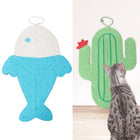 Non - slip and Moisture - proof Scratch Resistant Sisal Cat Scratch Pad, Small Fish, Cactus, Avocado - DealBuddy