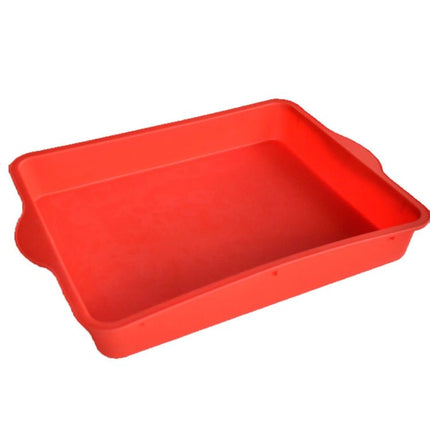 Non - Stick Square Silicone Cake Mold 9 Inch Rectangular Baking Pan - DealBuddy