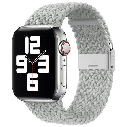 Nylon Braid One Buckle Replacement Watchband For Apple Watch Series, 7 45mm / 6&SE&5&4 44mm / 3&2&1 42mm - DealBuddy