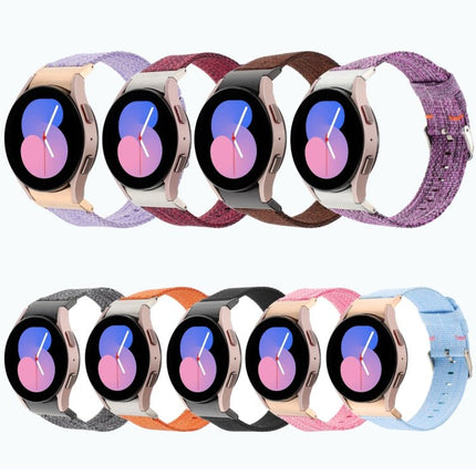 Nylon Canvas Watch Band, For Samsung Galaxy Watch6/6 Classic/5/5 Pro - DealBuddy