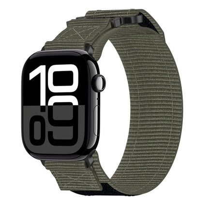 Nylon Hook And Loop Fastener Watch Band, For Apple Watch Series 10 46mm, For Apple Watch Series 10 42mm, For Apple Watch SE 2023 44mm, For Apple Watch SE 2023 40mm, For Apple Watch Ultra 2 49mm, For Apple Watch Series 9 45mm, For Apple Watch Series 9 4... - DealBuddy