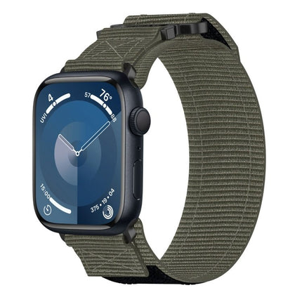 Nylon Hook And Loop Fastener Watch Band, For Apple Watch Series 10 46mm, For Apple Watch Series 10 42mm, For Apple Watch SE 2023 44mm, For Apple Watch SE 2023 40mm, For Apple Watch Ultra 2 49mm, For Apple Watch Series 9 45mm, For Apple Watch Series 9 4... - DealBuddy