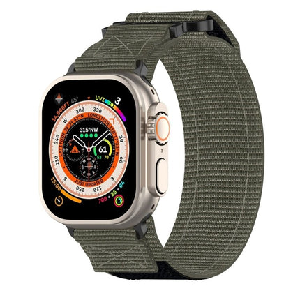 Nylon Hook And Loop Fastener Watch Band, For Apple Watch Series 10 46mm, For Apple Watch Series 10 42mm, For Apple Watch SE 2023 44mm, For Apple Watch SE 2023 40mm, For Apple Watch Ultra 2 49mm, For Apple Watch Series 9 45mm, For Apple Watch Series 9 4... - DealBuddy