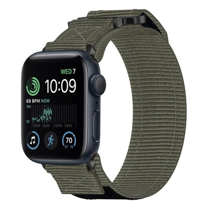 Nylon Hook And Loop Fastener Watch Band, For Apple Watch Series 8 45mm, For Apple Watch SE 2022 40mm, For Apple Watch SE 2022 44mm, For Apple Watch Series 7 41mm, For Apple Watch Series 7 45mm, For Apple Watch SE 40mm, For Apple Watch SE 44mm          ... - DealBuddy