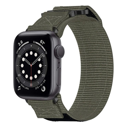 Nylon Hook And Loop Fastener Watch Band, For Apple Watch Series 8 45mm, For Apple Watch SE 2022 40mm, For Apple Watch SE 2022 44mm, For Apple Watch Series 7 41mm, For Apple Watch Series 7 45mm, For Apple Watch SE 40mm, For Apple Watch SE 44mm          ... - DealBuddy