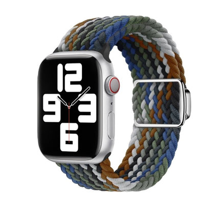 Nylon Loop Magnetic Buckle Watch Band, For Apple Watch SE 2023 44mm, For Apple Watch SE 2023 40mm - DealBuddy