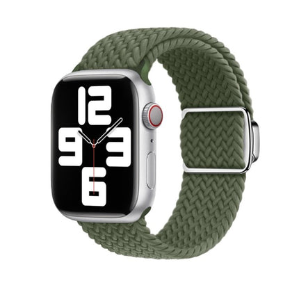 Nylon Loop Magnetic Buckle Watch Band, For Apple Watch SE 2023 44mm, For Apple Watch SE 2023 40mm - DealBuddy