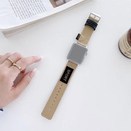 Nylon Replacement Strap Watchband, For Apple Watch Series 7 41mm / & 6 & SE & 5 & 4 40mm, For Apple Watch Series 7 45mm / & 6 & SE & 5 & 4 44mm - DealBuddy