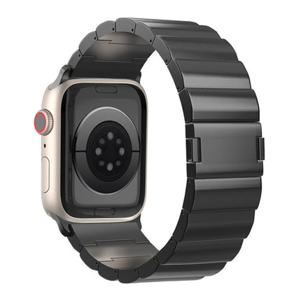 One - Bead Magnetic Buckle Titanium Metal Watch Band, For Apple Watch Series 7 41mm, For Apple Watch Series 7 45mm, For Apple Watch SE 40mm, For Apple Watch SE 44mm, For Apple Watch Series 6 40mm, For Apple Watch Series 6 44mm, For Apple Watch Series 5 4... - DealBuddy
