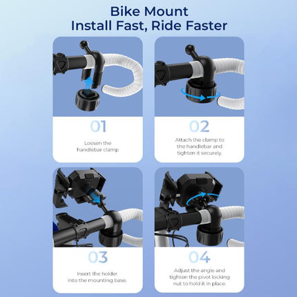 OUKITEL 360 Degree Rotating Adjustable Bicycle Phone Mount Holder - DealBuddy