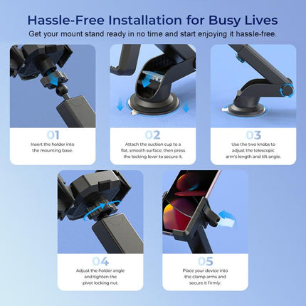 OUKITEL 360 Degree Rotating Adjustable Bicycle Phone Mount Holder - DealBuddy