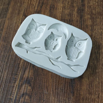 Owl Fondant Mold Cake Decoration Diy Dry Pais Chocolate Silicone Mold - DealBuddy