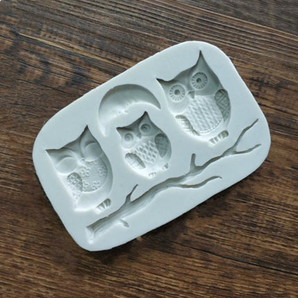 Owl Fondant Mold Cake Decoration Diy Dry Pais Chocolate Silicone Mold - DealBuddy