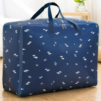 Oxford Cloth Quilt Moisture - Proof & Waterproof Storage Bag Zipper Portable Moving Luggage Bag - DealBuddy