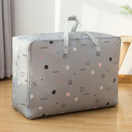 Oxford Cloth Quilt Moisture - Proof & Waterproof Storage Bag Zipper Portable Moving Luggage Bag - DealBuddy