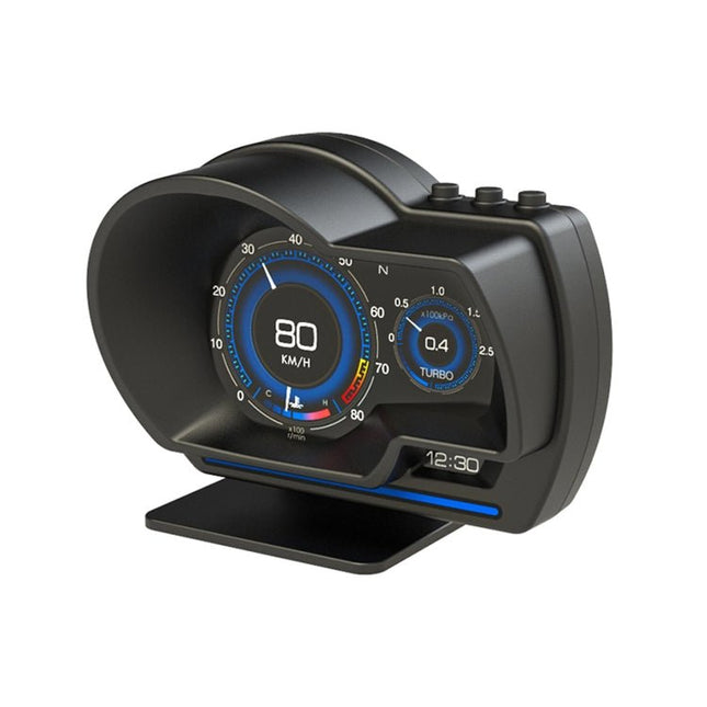 P6 OBD2 + GPS Smart HUD – Digital Head - Up Display for Speed, RPM, Temp & Alarms - DealBuddy