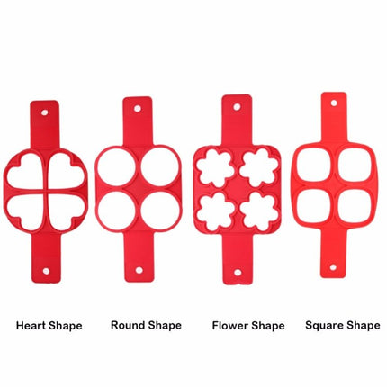 Pancake Maker Nonstick Cooking Tool Round Heart Egg Cooker Pan Eggs Mold - DealBuddy