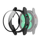 PC Protective Case with Tempered Glass Film, For Samsung Galaxy Watch4 40mm, For Samsung Galaxy Watch4 44mm - DealBuddy